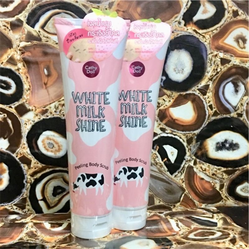 Tẩy tế bào chết toàn thân white milk shine thái lan 320ml