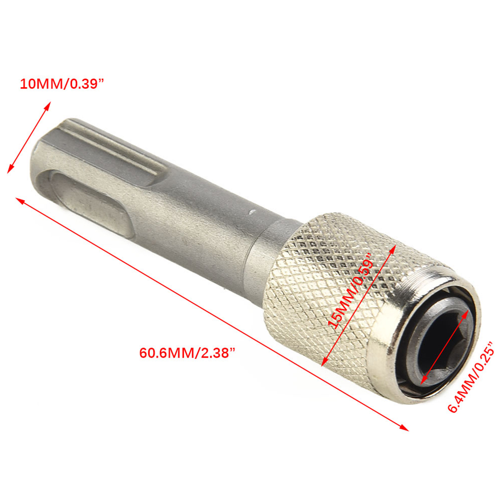 2pcs SDS Socket Adapter Converter Accessories Drill Adapter Screwdriver Holder