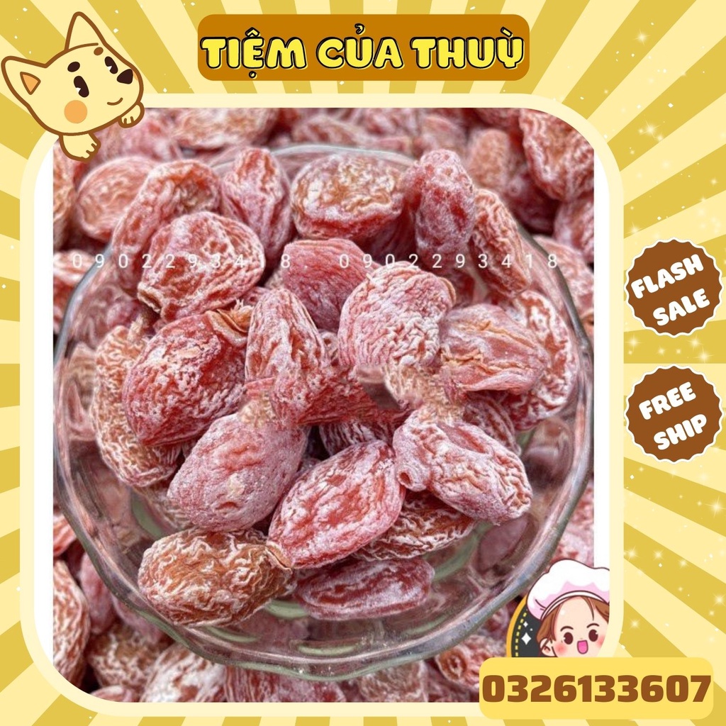 500g ô mai đào bao tử hồng đặc sản đà lạt