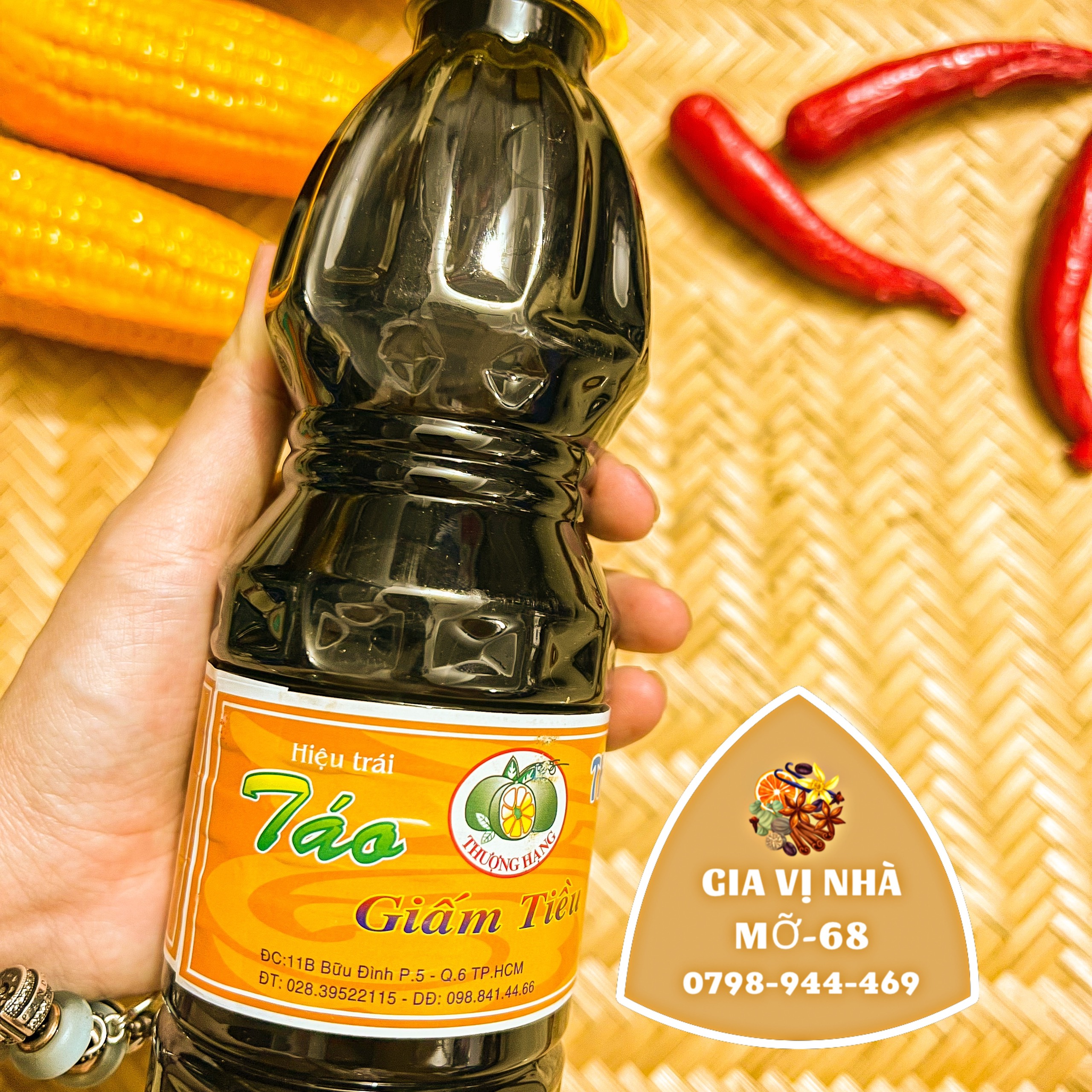 GIẤM TIỀU THUẬN THÀNH - CHAI 450ML