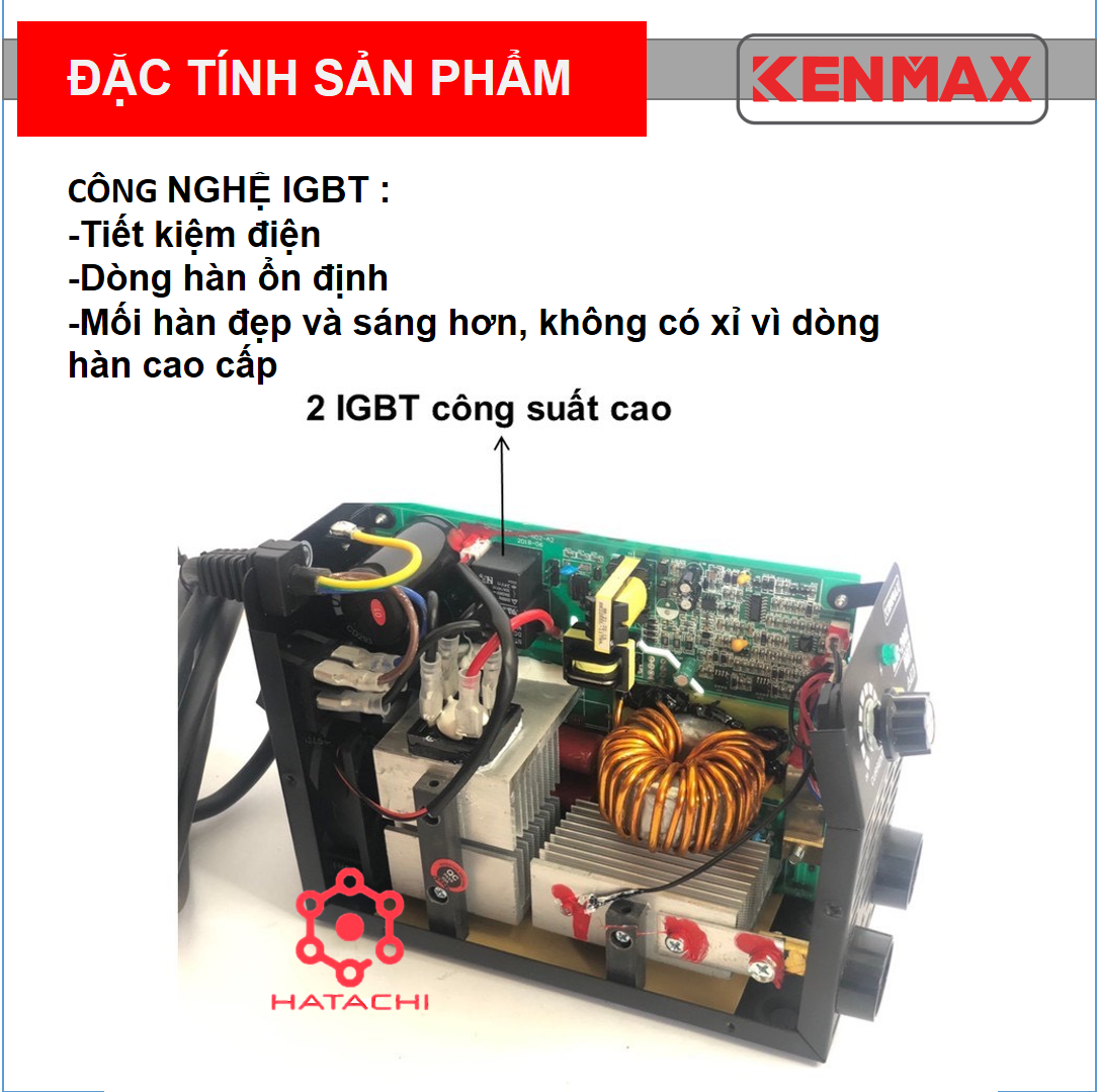 [FreeshipMAX] Máy hàn - Máy hàn điện tử - Kenmax ARC 200Z
