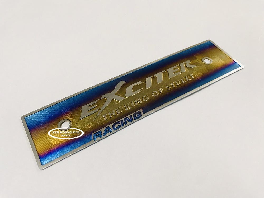 Bảng tên TITANIUM 3D dành cho EXCITER (100% TITAN)