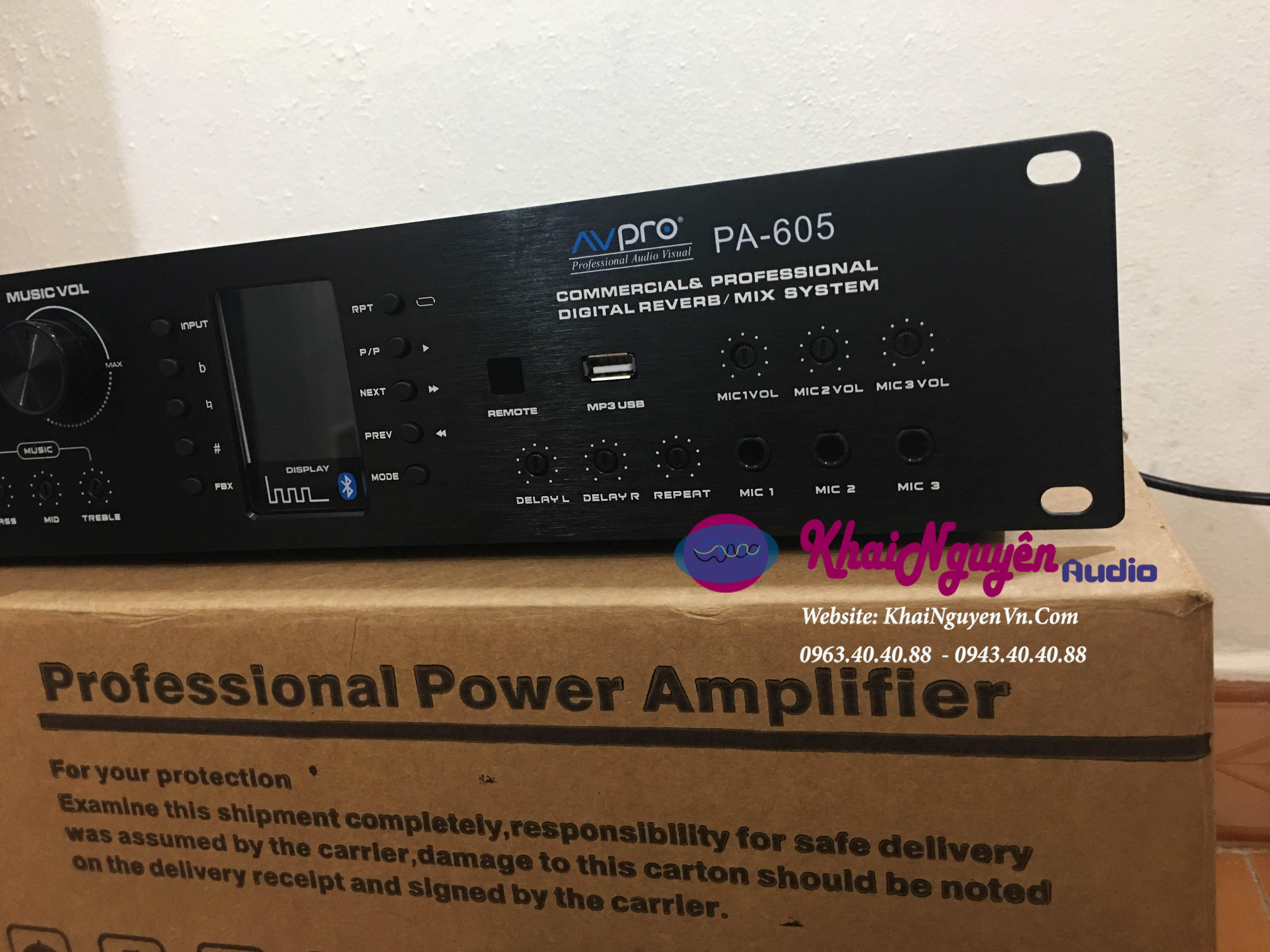 Ampli liền vang AV Pro PA605 bản cao cấp