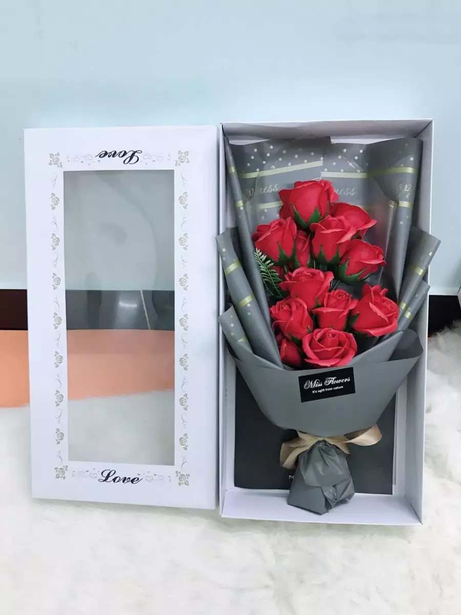 [HCM]Hoa Hồng Sáp 15 Bông QUÀ TẶNG Ý NGHĨA QUÀ TẶNG NGÀY LỄ HOA HỒNG TẶNG NGƯỜI YÊU MẸ BÓ HOA HỒNG