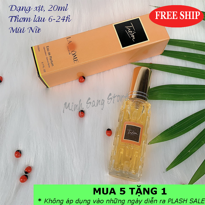 [HCM]COMBO 2 NƯỚC HOA NỮ LACOME THÁP MINI 20ML LƯU 6-12H