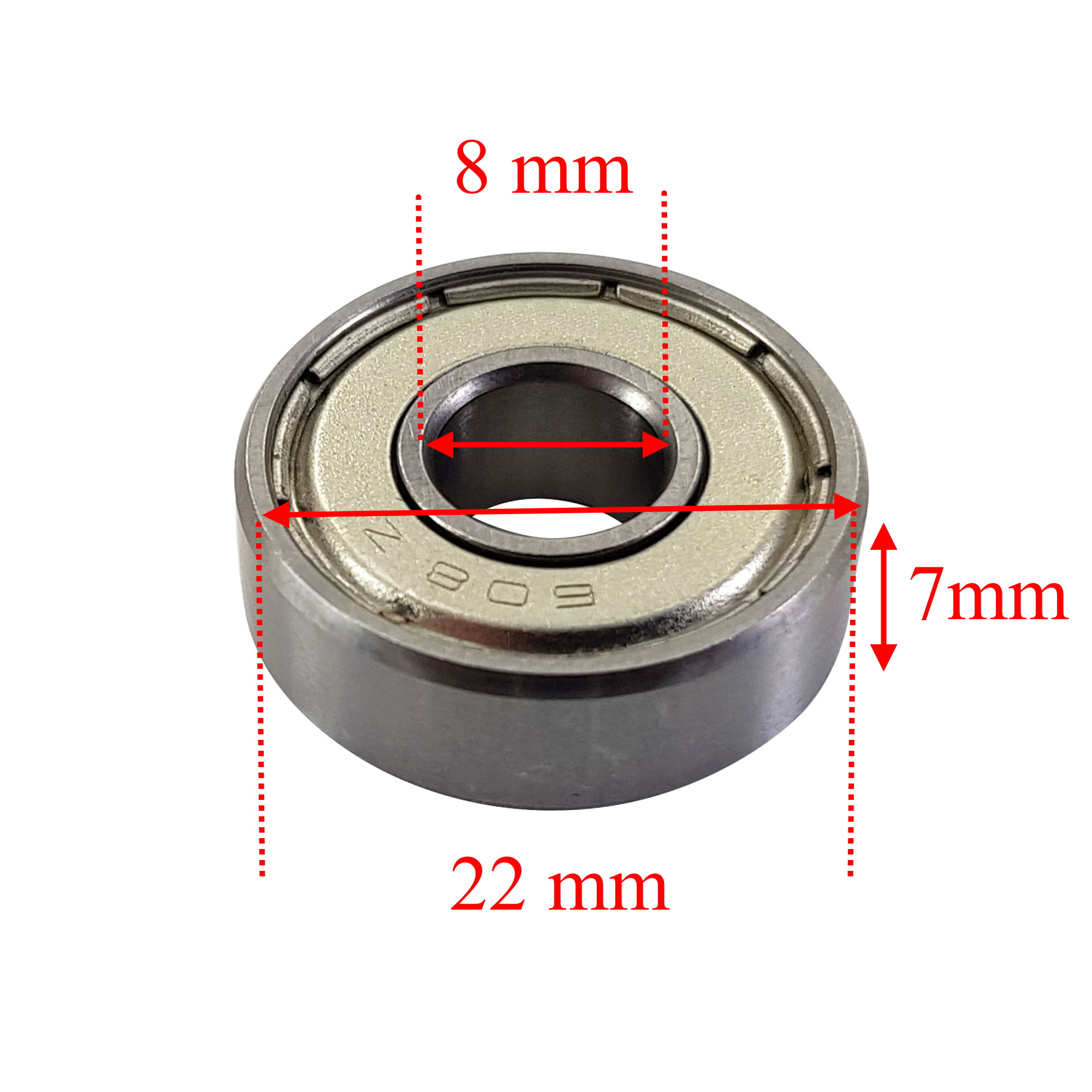 Cặp Vòng Bi Trục 8mm 608z
