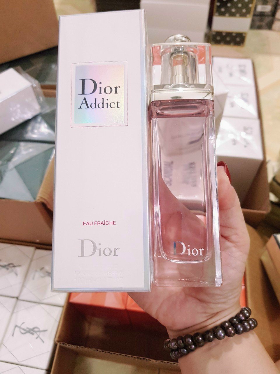 Sỉ nước hoa nữ dir addict hồng Edt, 100ml