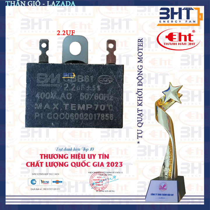 Tụ quạt CBB 2uF & 1.5uF