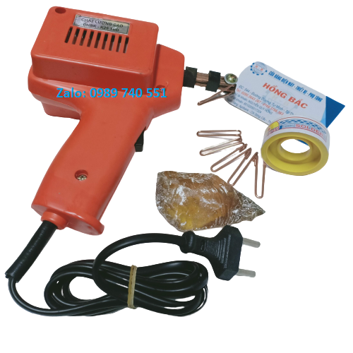 COMBO MỎ HÀN + THIẾC + NHỰA THÔNG TẶNG 05 ĐẦU MỎ HÀN