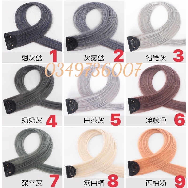 Tóc giả highlight màu omber hàng loại 1
