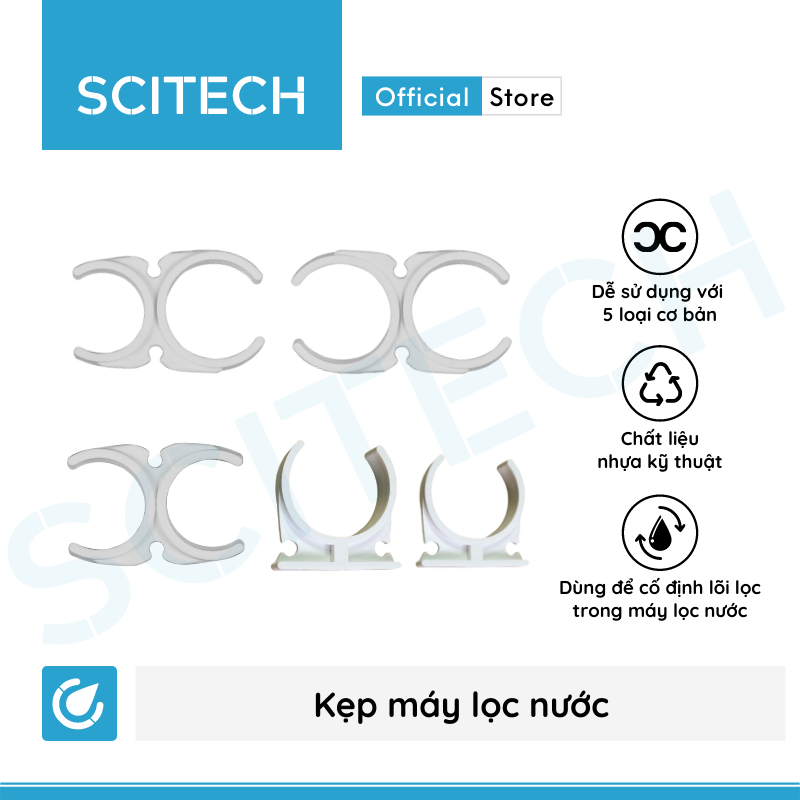 [HCM]Kẹp máy lọc nước - Scitech Water