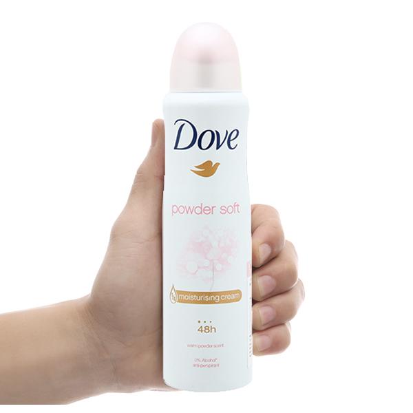 Xịt khử mùi Dove Powder Soft 150ml