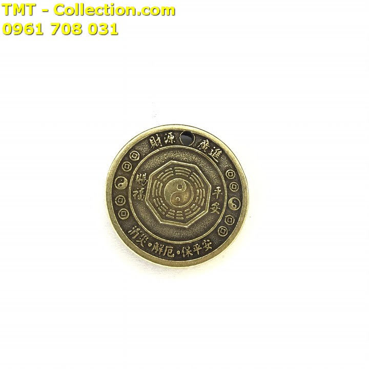 [HCM]Mặt Đồng Xu Đồng Hình Con Cọp Xỏ lỗ đeo dây  làm quà tặng độc lạ ý nghĩa-TMT Collection-SP002432