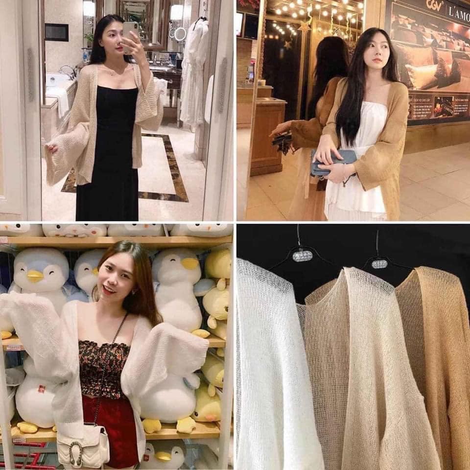 Áo cardigan mỏng siêu hot
