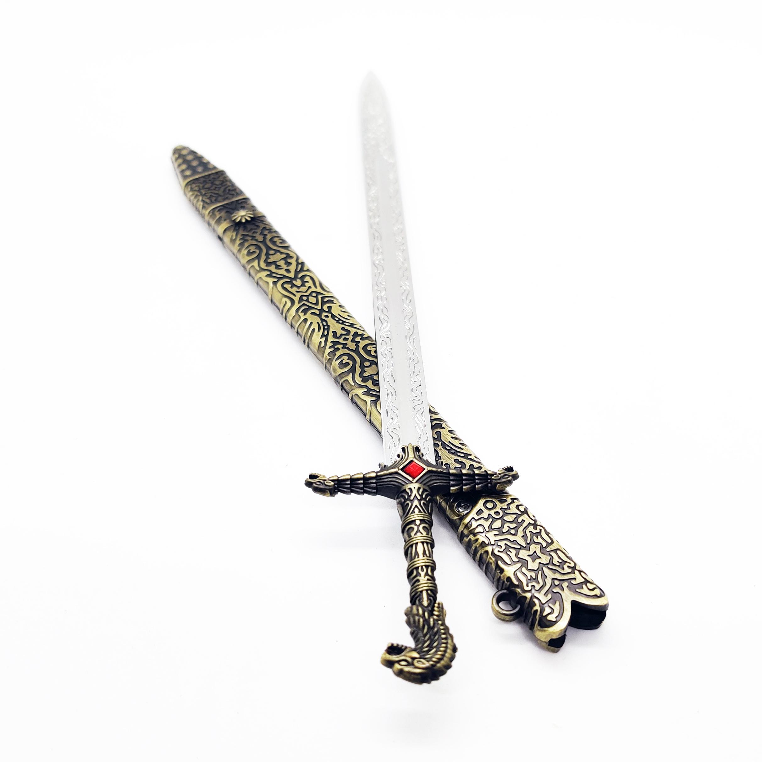 Mô hình móc khóa Kiếm Oathkeeper trong Game of Thrones GOT (tặng kèm bộ giá đỡ)