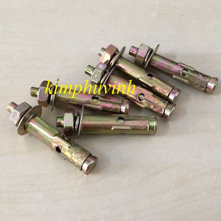 10 con - 6X50mm TẮC KÊ NỞ SẮT -  BULONG NỞ SẮT
