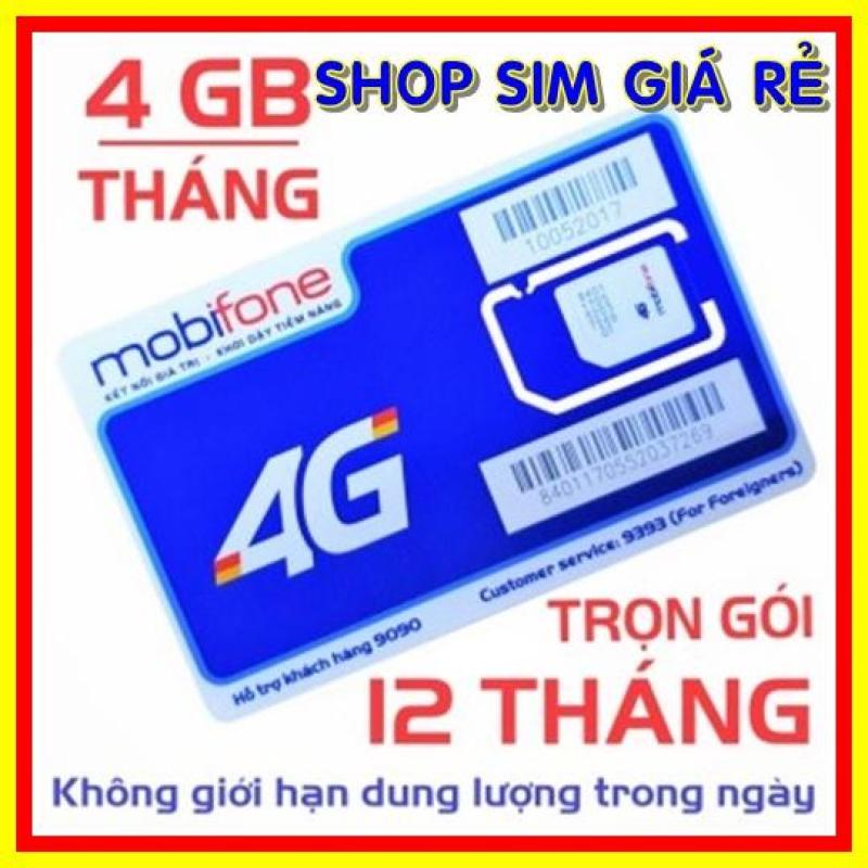 Sim 4G Mobifone trọn gói 1 năm không nạp tiền MDT250A (4GB/Tháng) - Sim 4G Mobi - Shop Sim Giá Rẻ