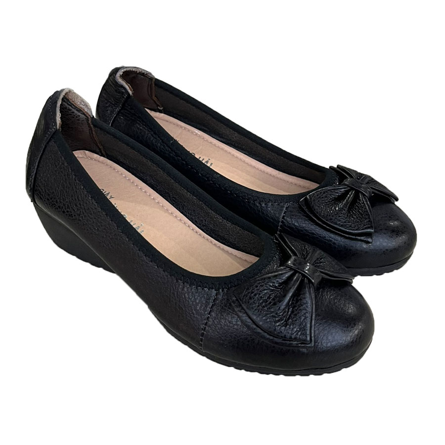 Giày cao gót nữ đế xuồng da bò cao cấp THDX111