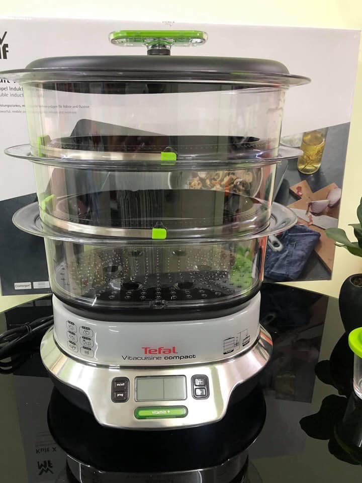 (Hàng Đức) NỒI HẤP TEFAL VS4003, 3 tầng hấp