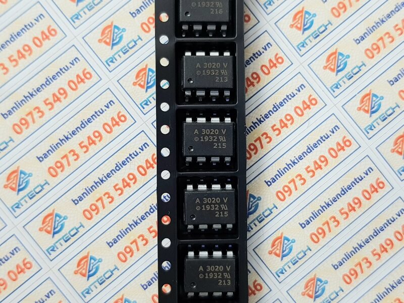 [Combo 5 chiếc] A3020V A3020 HCPL-3020 Opto SOP-8