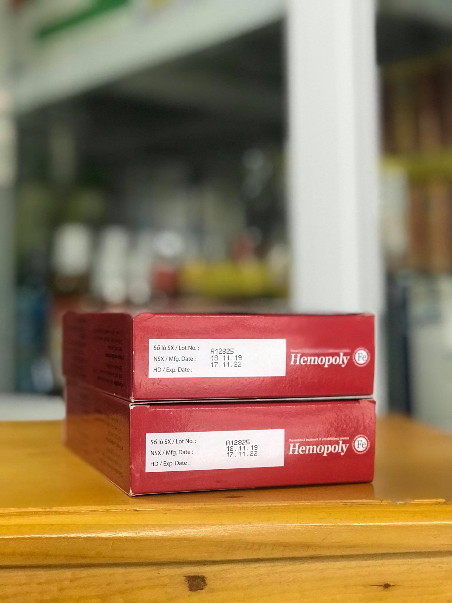 [Hàng tốt] SẮT NƯỚC HEMOPOLY Hộp 20 ống