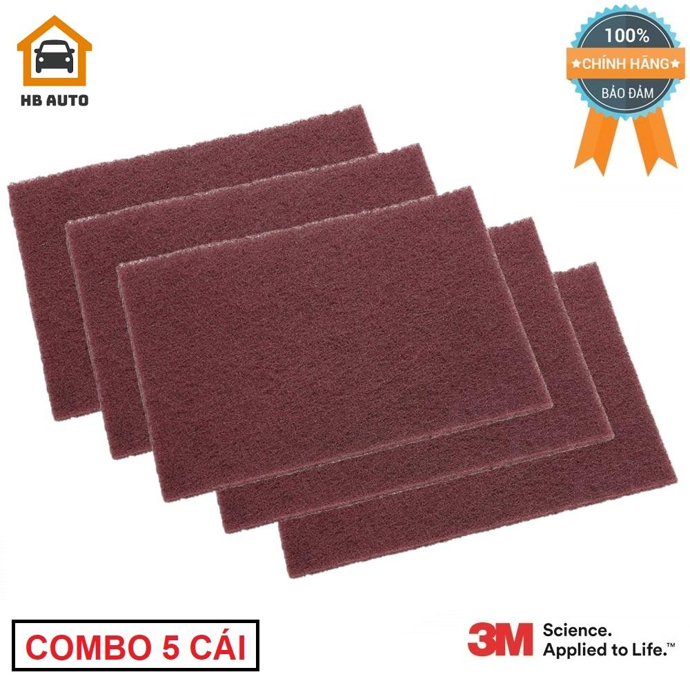 Combo 5 miếng nhám scotch brite 3m 07447