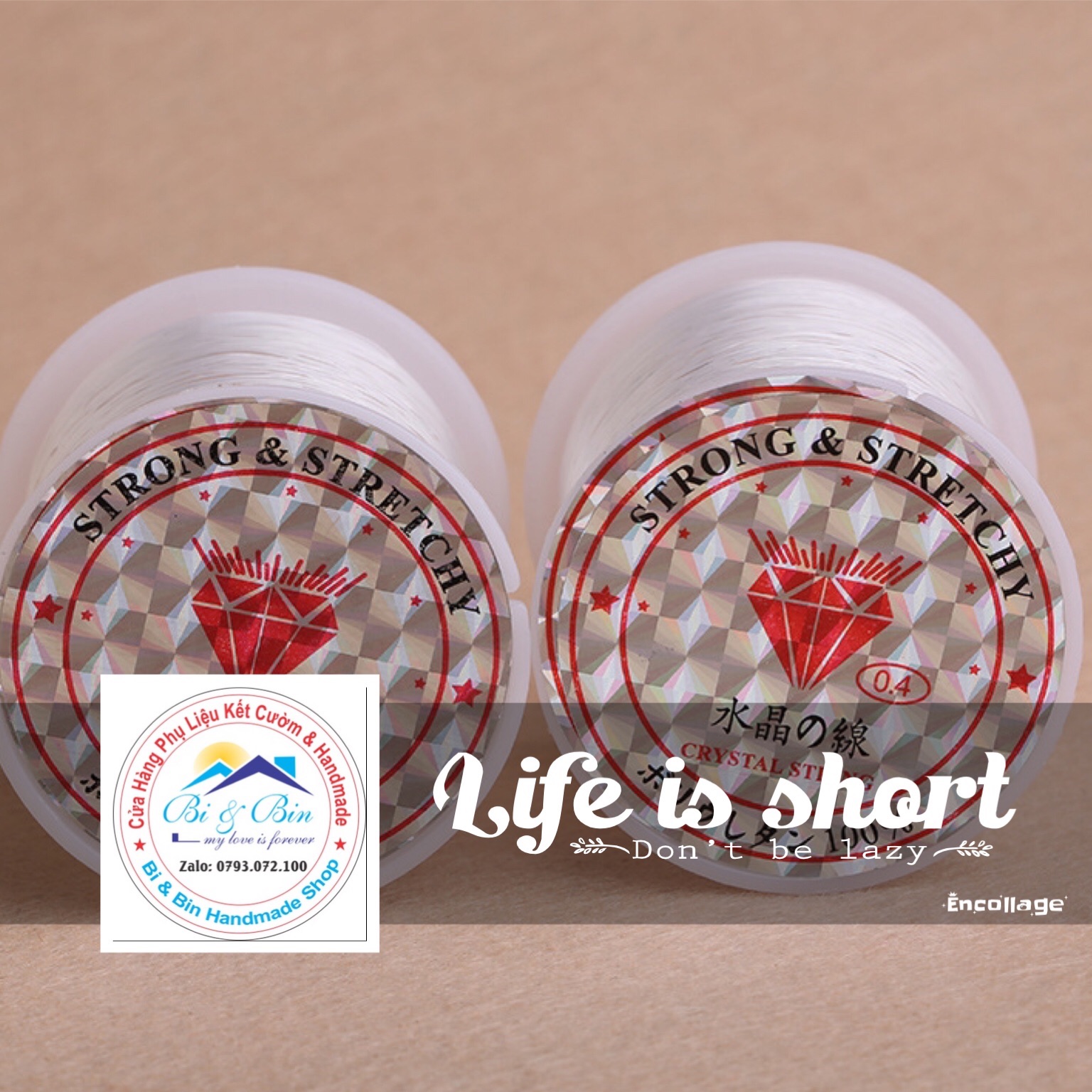 Cuộn Cước Xỏ Chuỗi Làm Vòng Đeo Tay Dây Chuyền Trang Sức Handmade