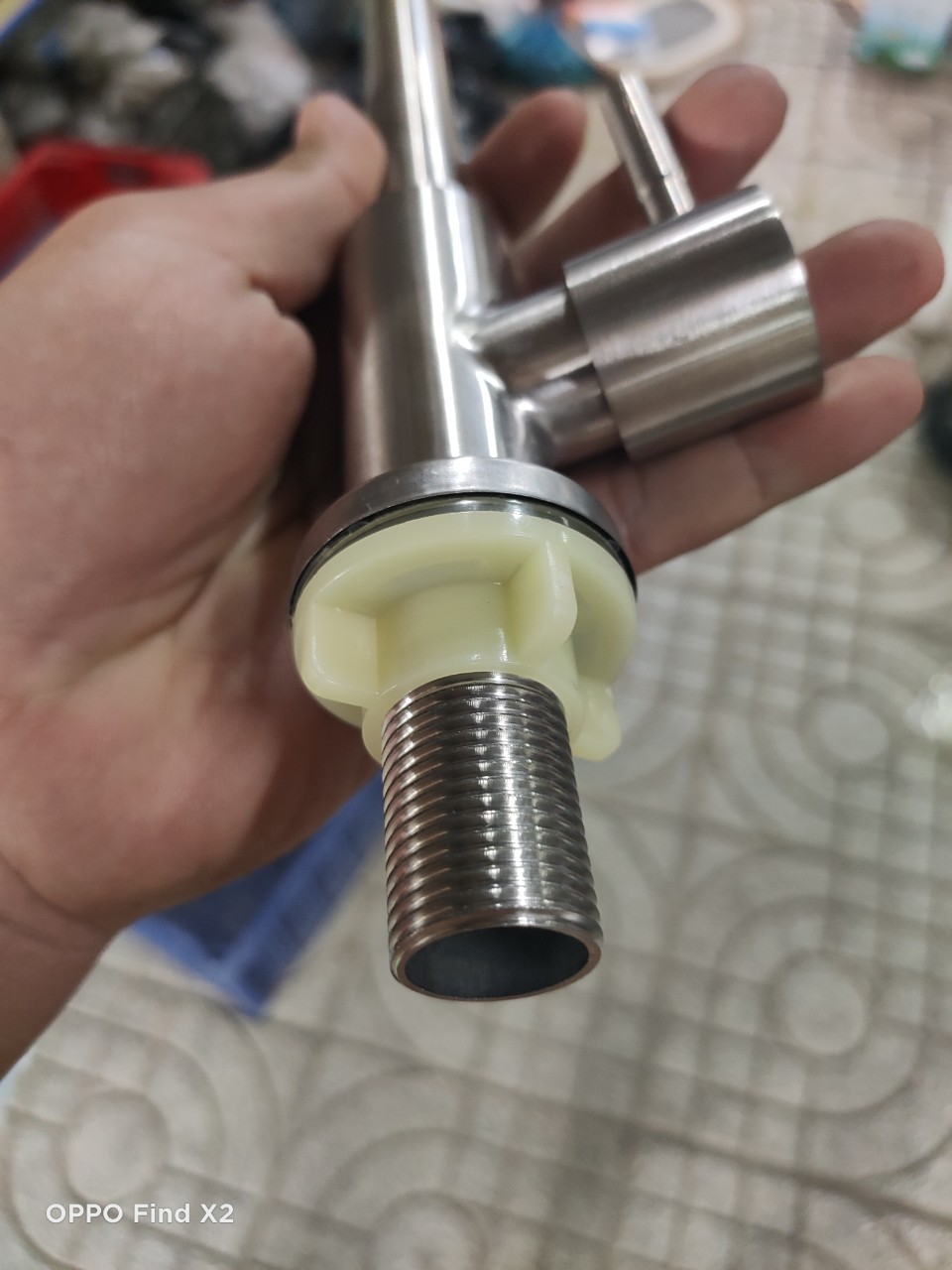 [HCM]Vòi rửa chén lạnh inox SUS 304 phi 18