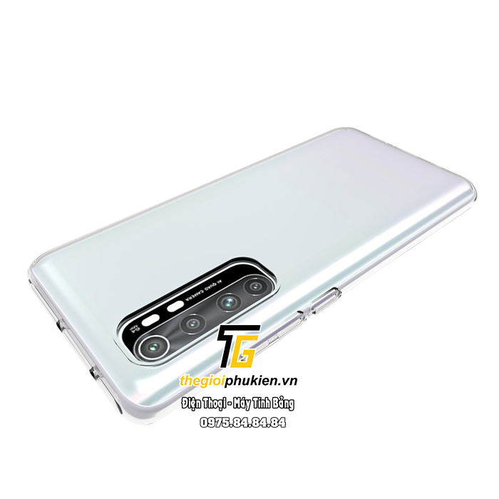 Ốp lưng Xiaomi Mi Note 10 Lite  silicon dẻo trong suốt