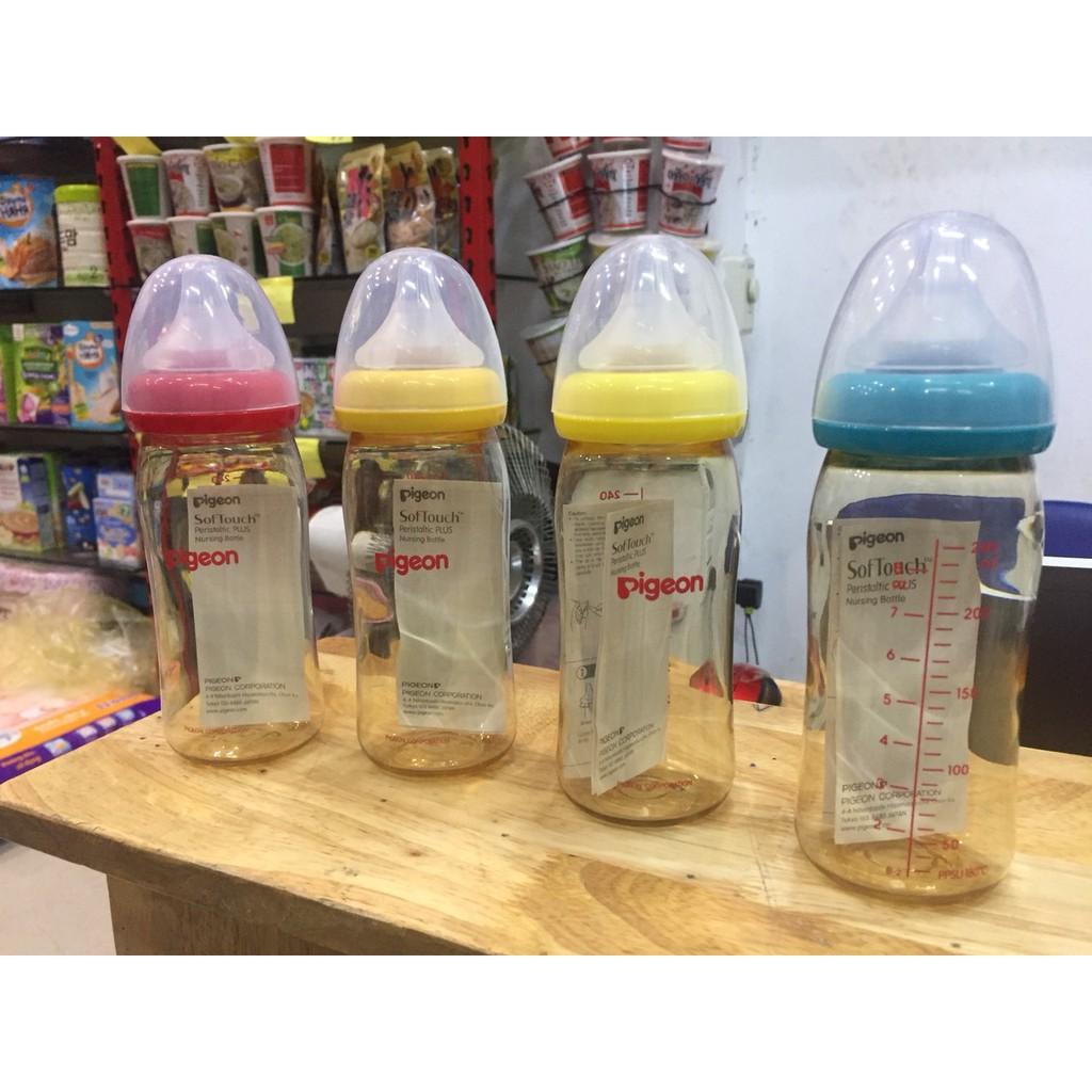 BÌNH PIGEON CỔ RỘNG SOFTOUCH 160ML-240ML