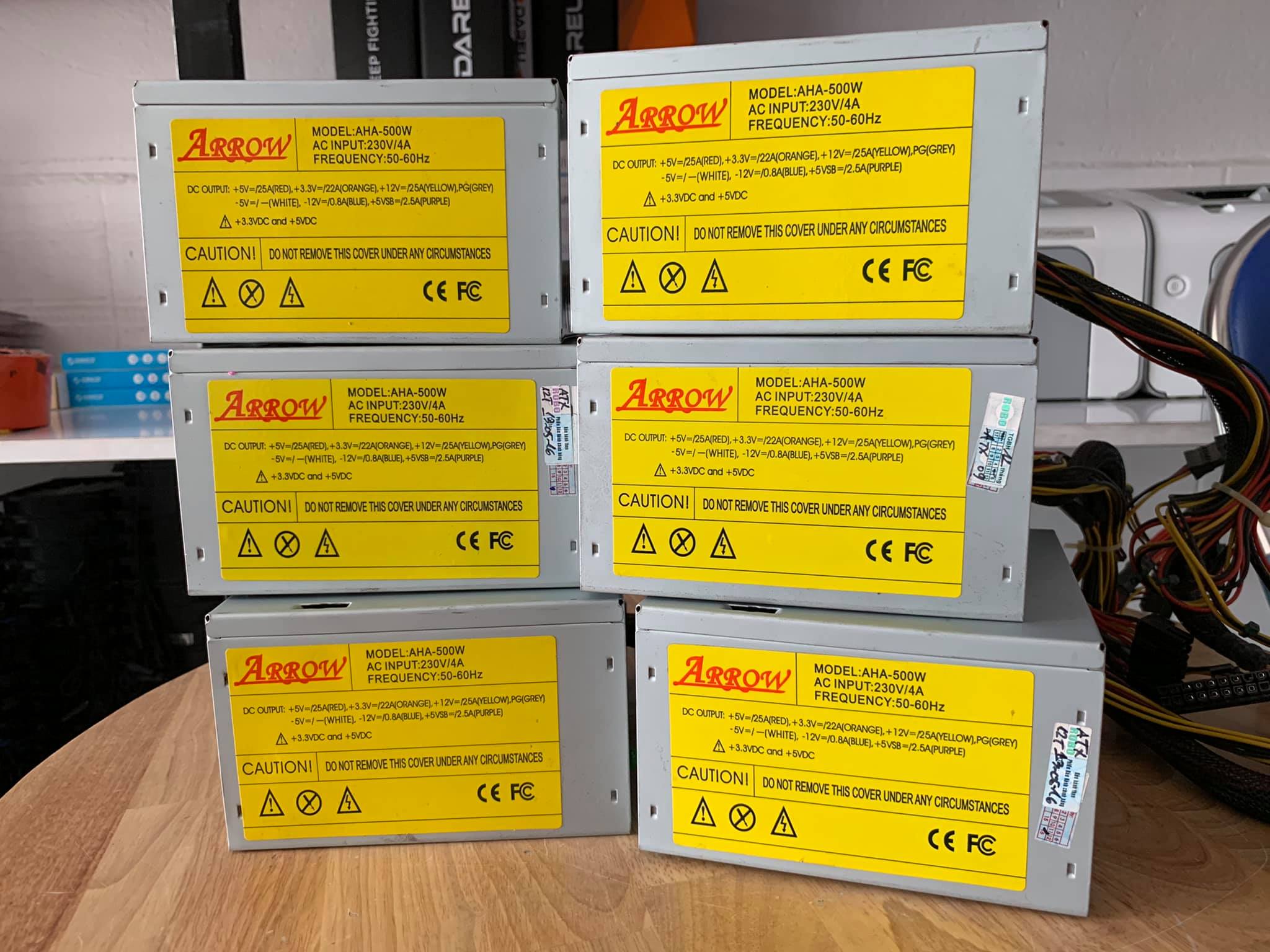 Bộ nguồn Arrow 500W Fan 12CM (used, like new)