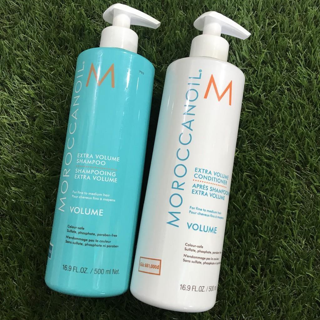 [HCM]Dầu gội xả tăng phồng tóc Moroccanoil Volume 1000mlx2