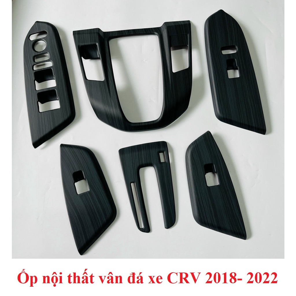 Ốp nội thất vân đá xe honda crv 2018- 2019- 2020- 2021- 2022 - hàng nhựa abs cao cấp