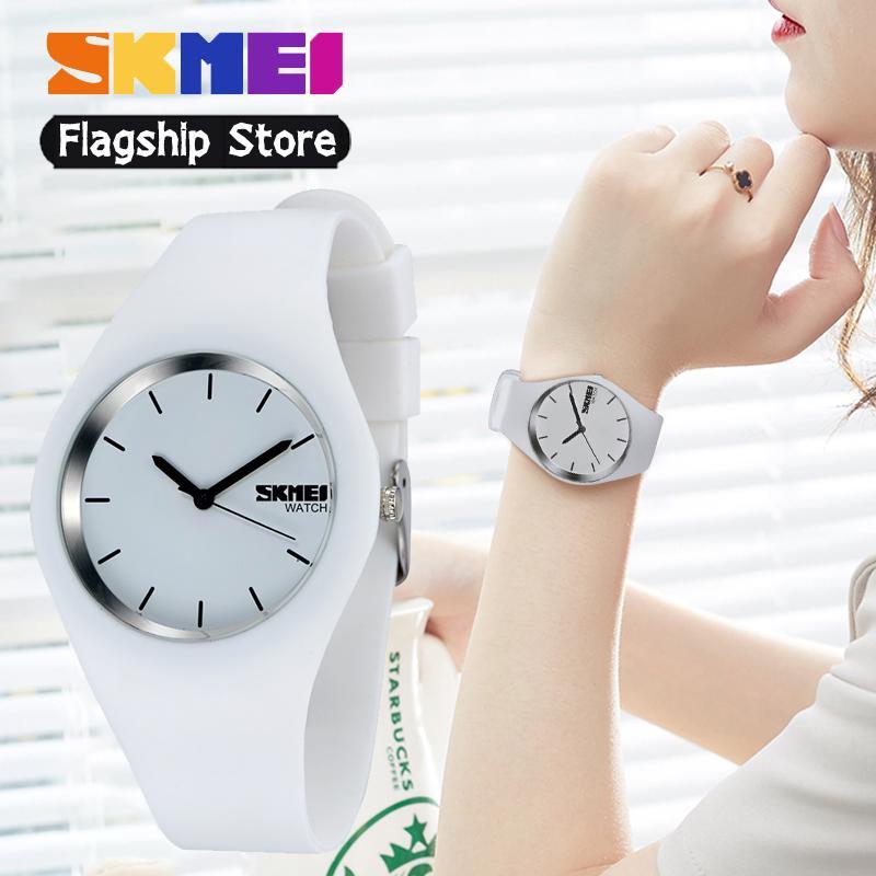 Đồng hồ nữ SKMEI 9068 Dây đeo Silicon Thời trang giản dị, con trỏ, không thấm nước