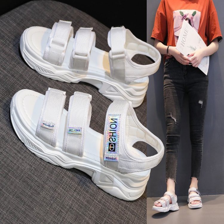 (Hàng xịn) Dép  Sandal nữ ulzzang đế bánh mì A36
