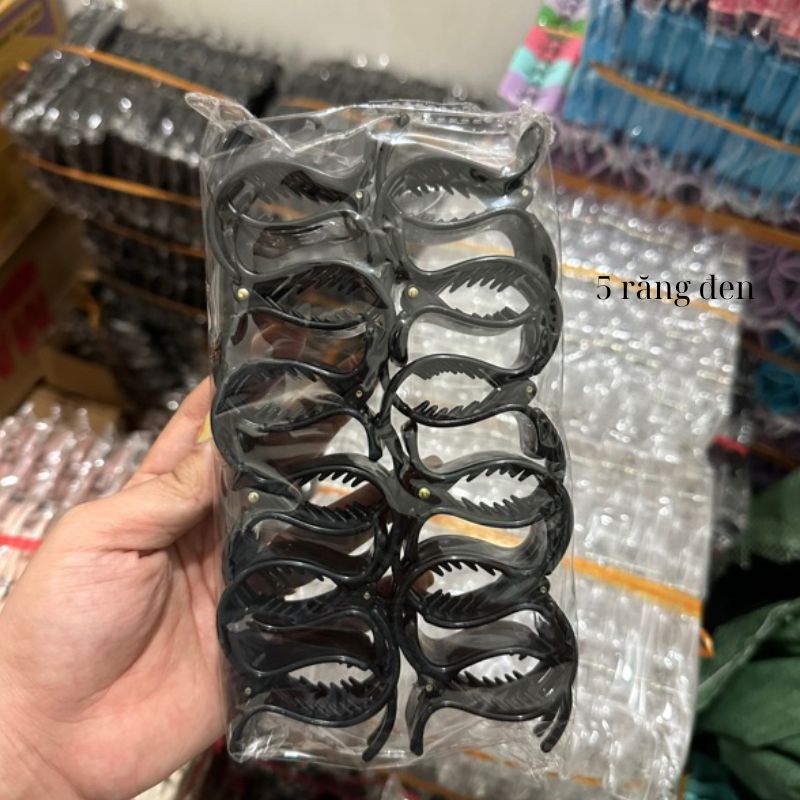 Set 12 kẹp càng cua 3 răng, 5 răng