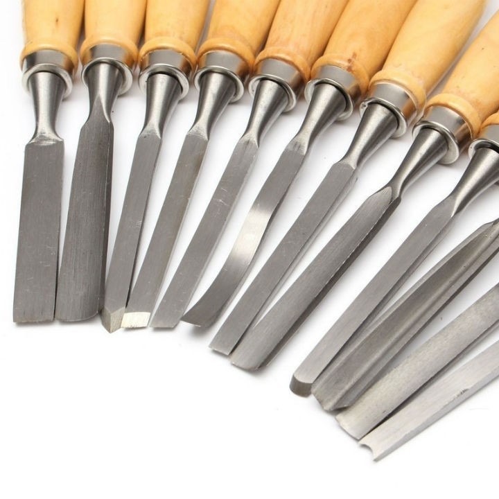 Bộ dụng cụ 12 cây đục,tiện gỗ cao cấp