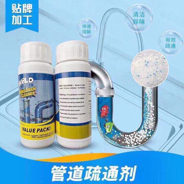 Bột thông tắc cống Large thế hệ mới