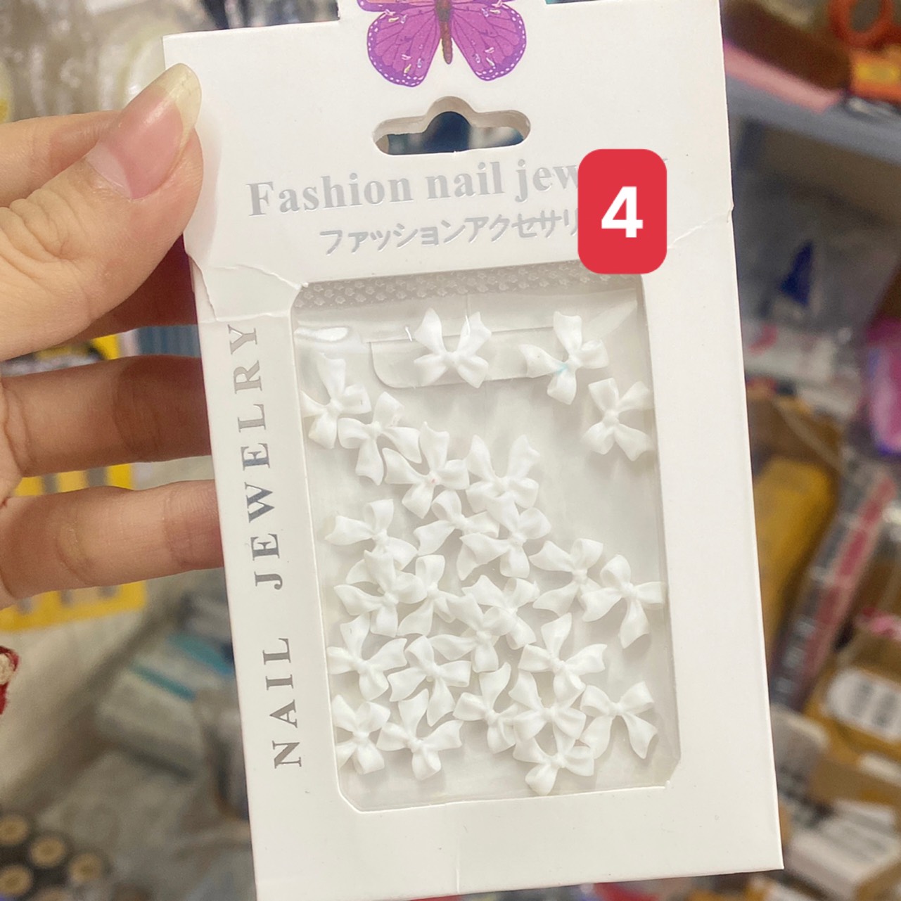 Chram ,Phụ Kiện Nơ Đính Móng Tay - Sugar Nails