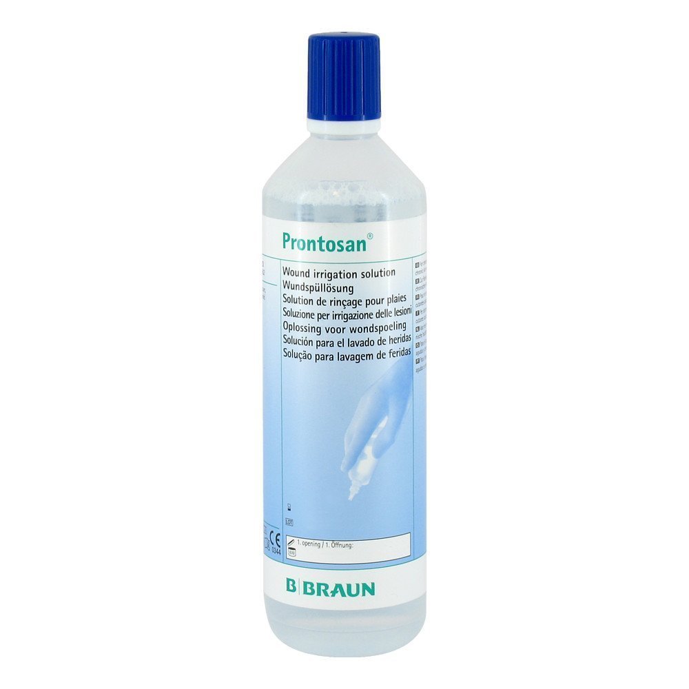 Dung dịch làm mềm và rửa vết loét Prontosan Solution Round 350ml (Chai)