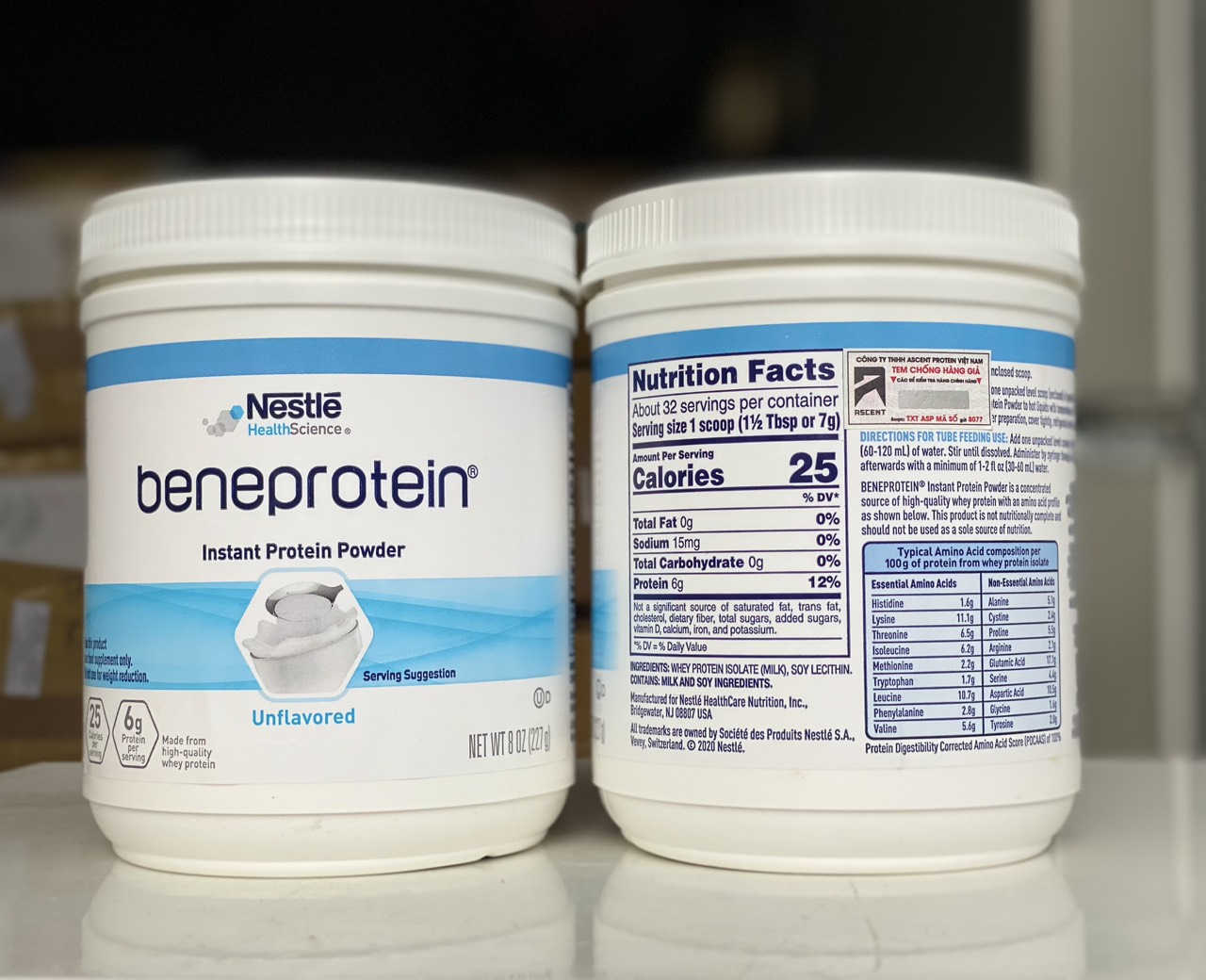 Nestle Beneprotein 100% Whey Protein Isolate : Hàng nhập khẩu USA