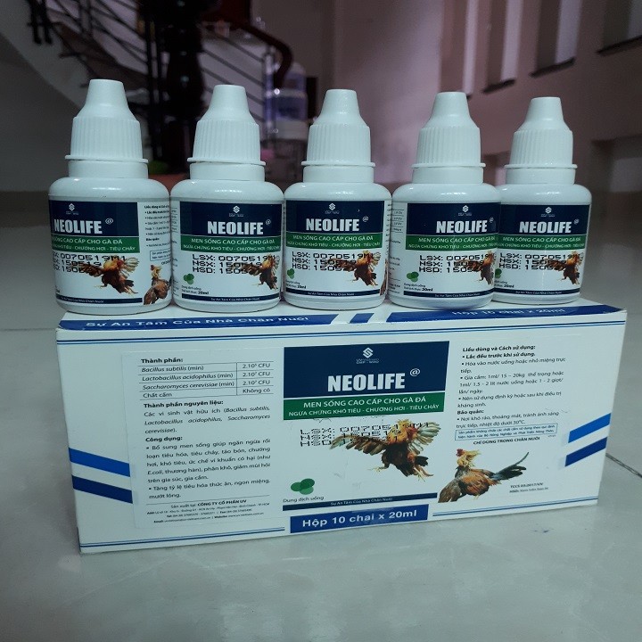 MEN SỐNG CAO CẤP CHO GÀ ĐÁ NEOLIFE 10ml