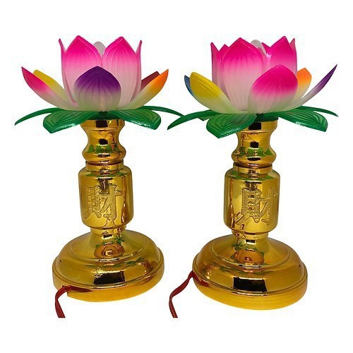 Đèn hoa sen, đèn thờ cúng để bàn thờ nhiều cỡ