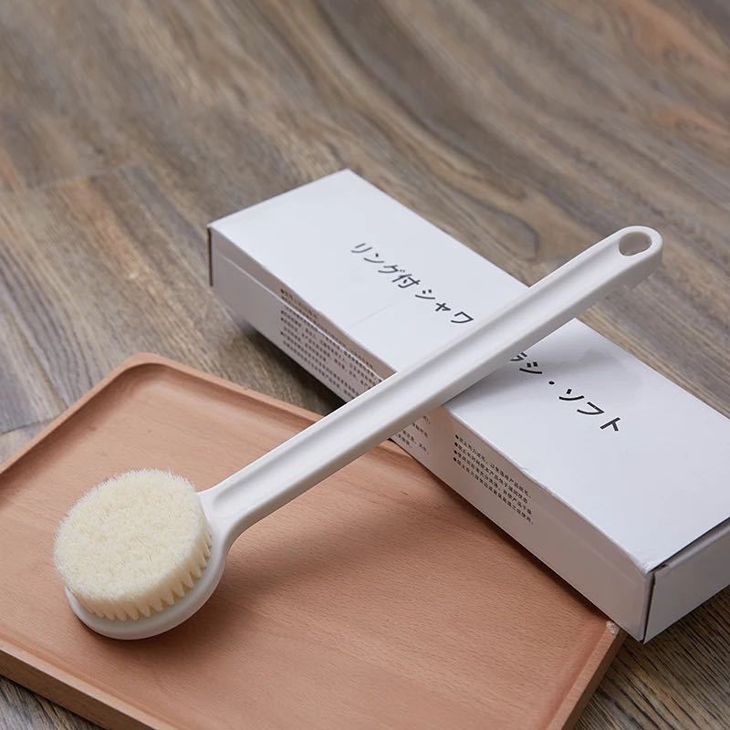 [HCM]Cây Cọ Lưng Bàn Chải Chà Lưng MUJI Nhật Bản (Có Hộp)