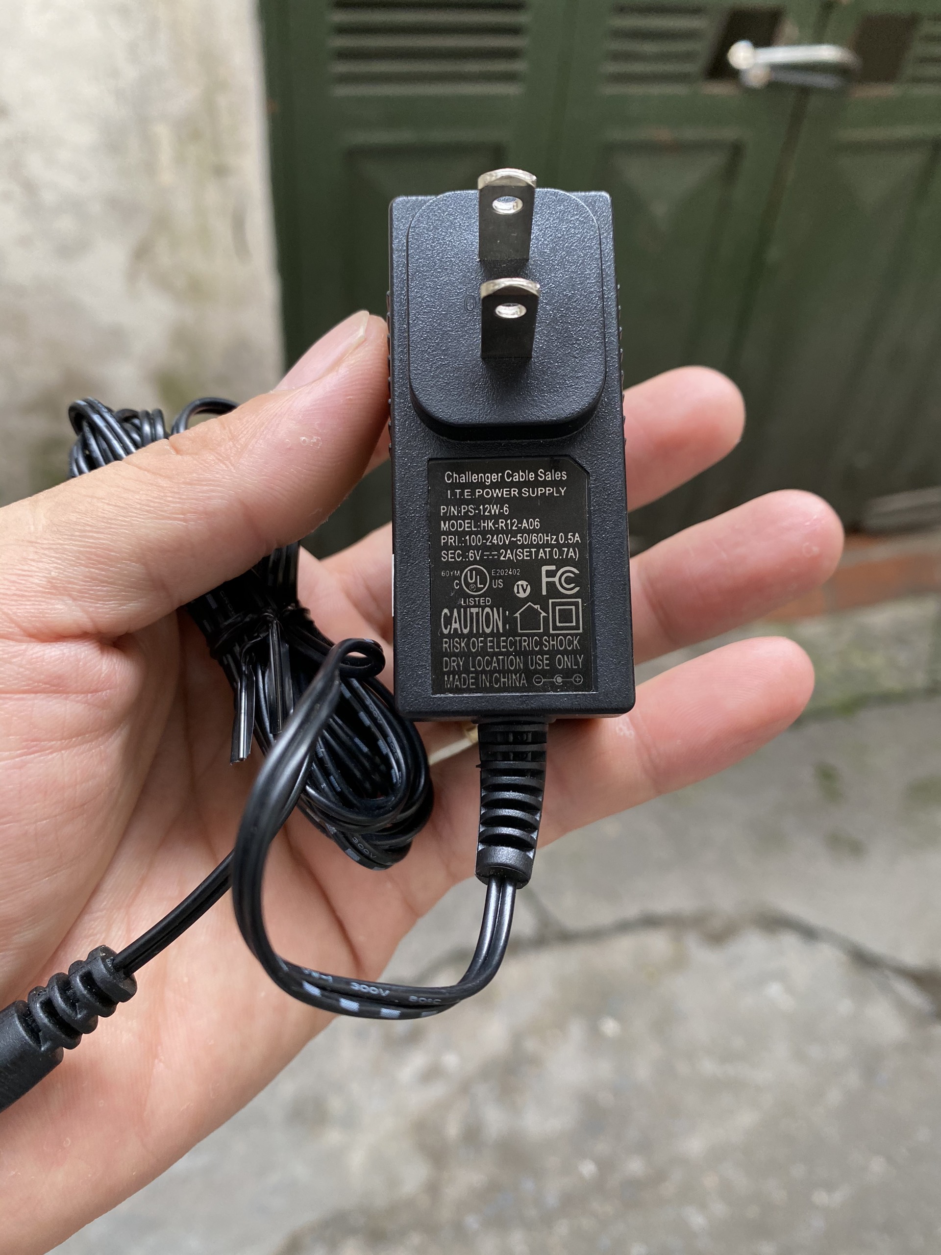 Adapter nguồn sạc 6V 2A hàng cao cấp