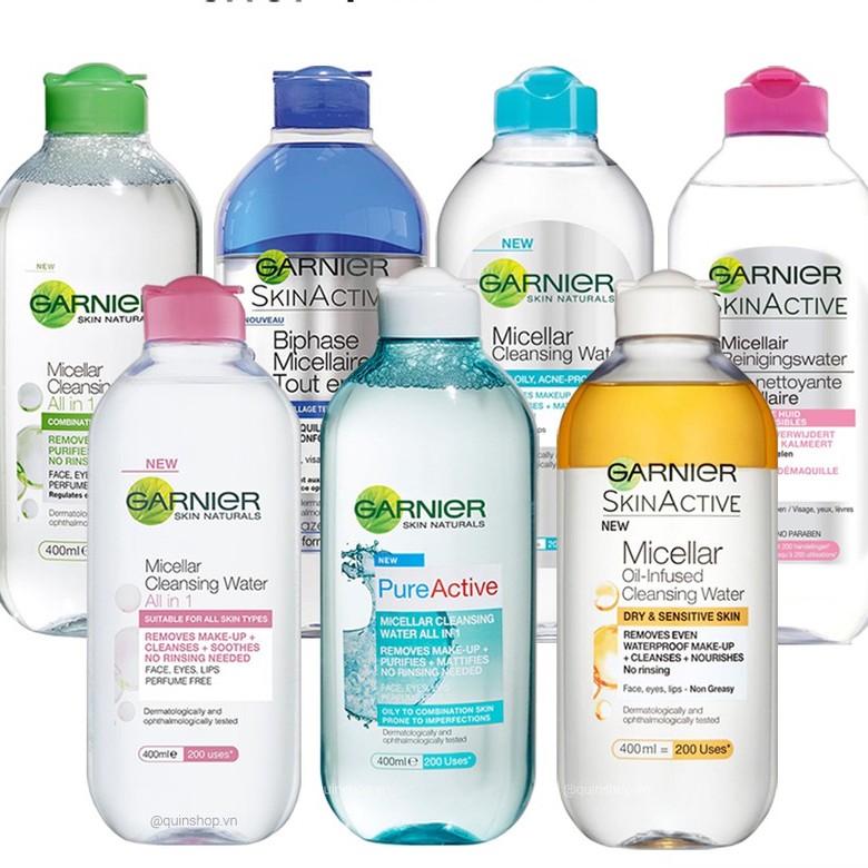 Nước tẩy trang Garnier Micellar 400ml