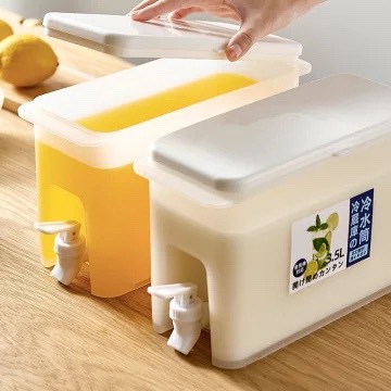 BÌNH ĐỰNG NƯỚC ÉP TRÁI CÂY, BIA RƯỢU, TRÀ SỮA - BÌNH NƯỚC 3.5L CÓ VÒI THÔNG MINH - BÌNH NƯỚC DETOX ĐỂ TRONG TỦ LẠNH ĐA NĂNG