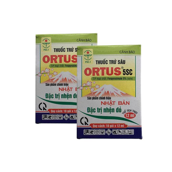 1 gói chế phẩm đặc trừ nhện đỏ Ortus 5SC 12 ml