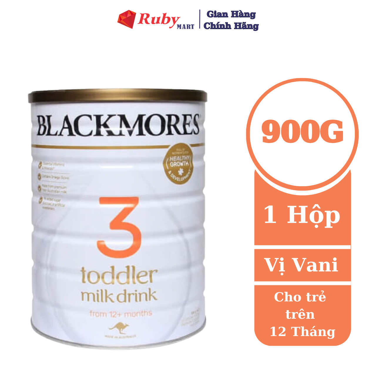 [Date briefs/26] Blackmores toddler powder milk No. 3 can 900g