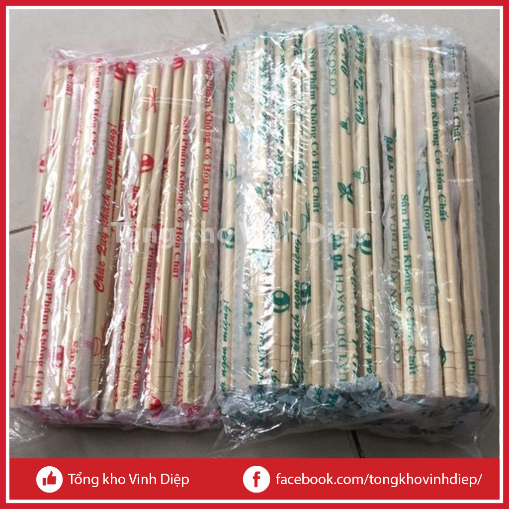 40 đôi đũa dùng 1 lần, đũa tre ăn liền